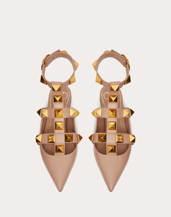 Ballerina Roman Stud In Vitello