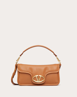 Borsa A Spalla Media Vlogo 1960 In Nappa