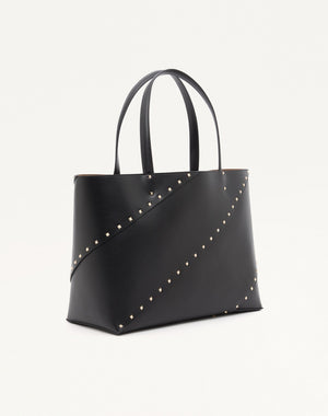 BORSA SHOPPING VALENTINO GARAVANI ROCKSTUD WISPY IN VITELLO 
