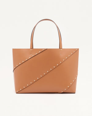BORSA SHOPPING VALENTINO GARAVANI ROCKSTUD WISPY IN VITELLO 
