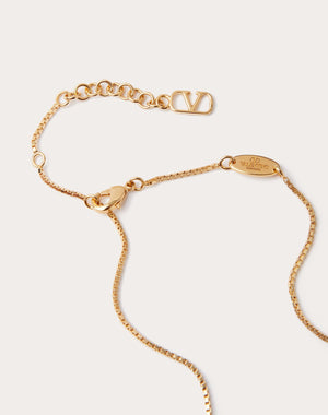 Collana Vlogo Signature In Metallo, Perla, Smalto E Cristalli Swarovski®