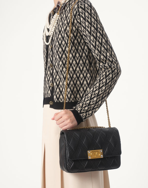 Maglia In Lana Jacquard Toute La V 