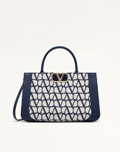 Borsa Media A Mano Vlogo Signature In Cotone Toile Iconographe