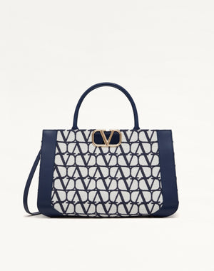 Borsa Media A Mano Vlogo Signature In Cotone Toile Iconographe