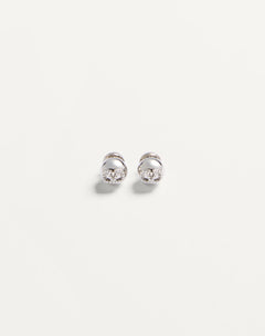 Orecchini Vlogo Signature In Metallo E Cristalli Swarovski®