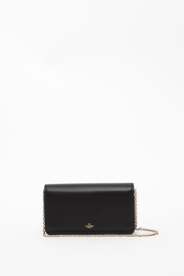POUCH CON CATENA ROCKSTUD FIERCE IN VITELLO 