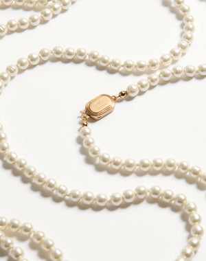 Collana Ovalette in Metallo con Smalto, Cristallo e Perla  Swarovski®