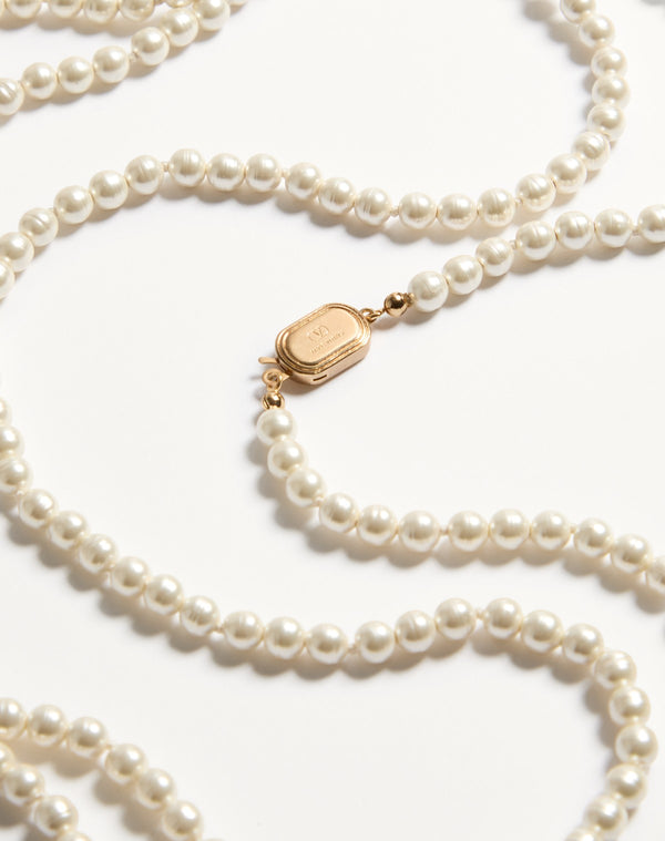 Collana Ovalette in Metallo con Smalto, Cristallo e Perla  Swarovski®