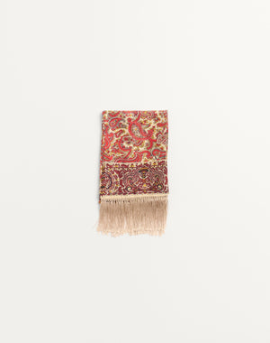 Scarf Bandeaux Voyage Imaginaire In Seta Con Frange