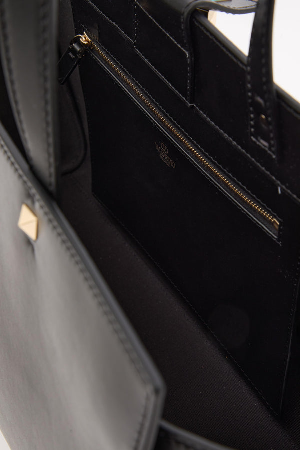 BORSA GRANDE ROCKSTUD FIERCE IN VITELLO