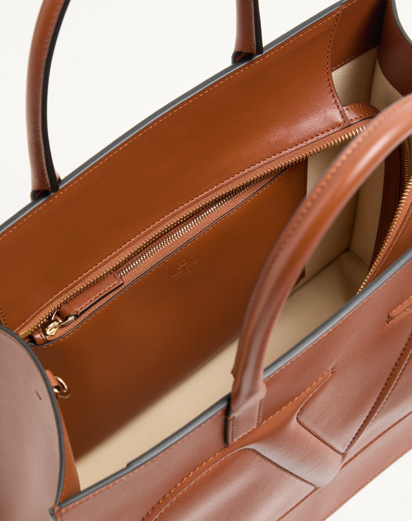 BORSA SHOPPING VLOGO WALK IN VITELLO