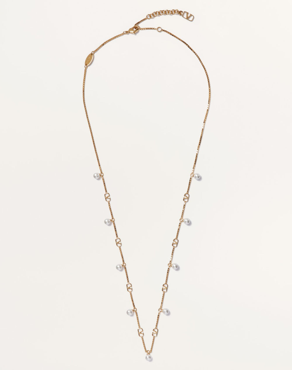 Collana Vlogo Signature In Metallo E Perle Swarovski®