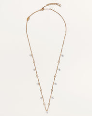 Collana Vlogo Signature In Metallo E Perle Swarovski®