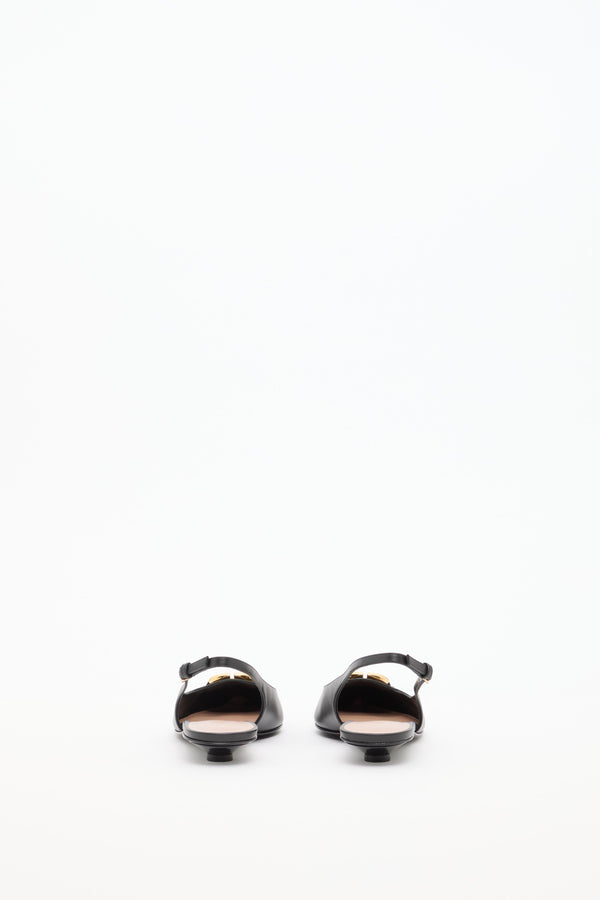 BALLERINA SLINGBACK VLOGO THE BOLD EDITION IN VITELLO 20MM