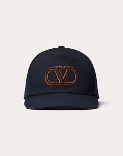 Baseball Cap Vlogo Signature In Cotone Con Ricamo Vlogo