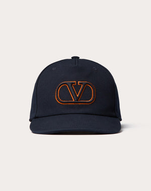 Baseball Cap Vlogo Signature In Cotone Con Ricamo Vlogo 
