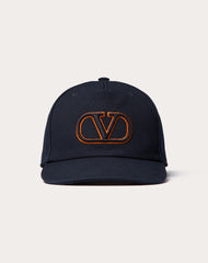 Baseball Cap Vlogo Signature In Cotone Con Ricamo Vlogo