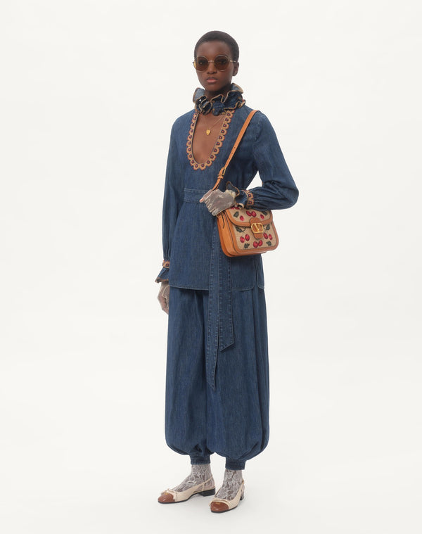 Pantaloni In Denim Chambray 