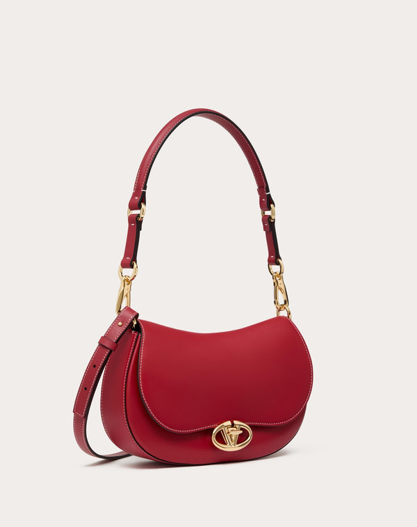 Borsa A Spalla Piccola Valentino Garavani Ohval In Vitello Nappato