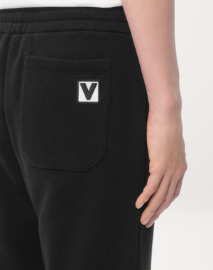 Pantaloni Da Jogging In Cotone Con Patch Chez Valentino