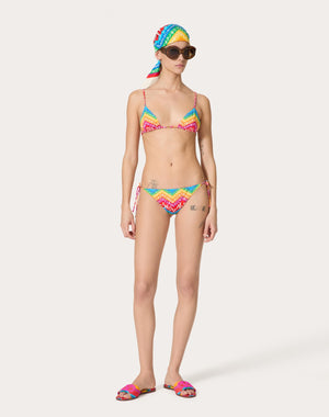 Bikini In Lycra Valentino Chevron 24 