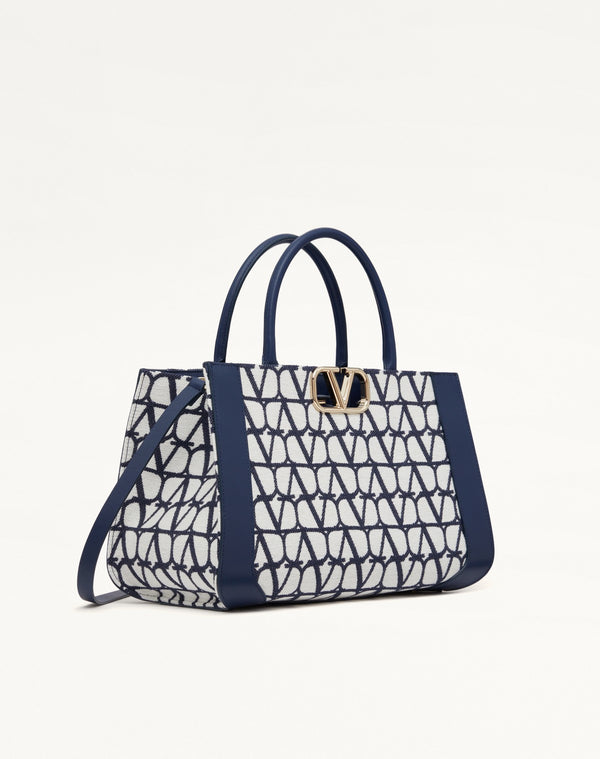 Borsa Media A Mano Vlogo Signature In Cotone Toile Iconographe