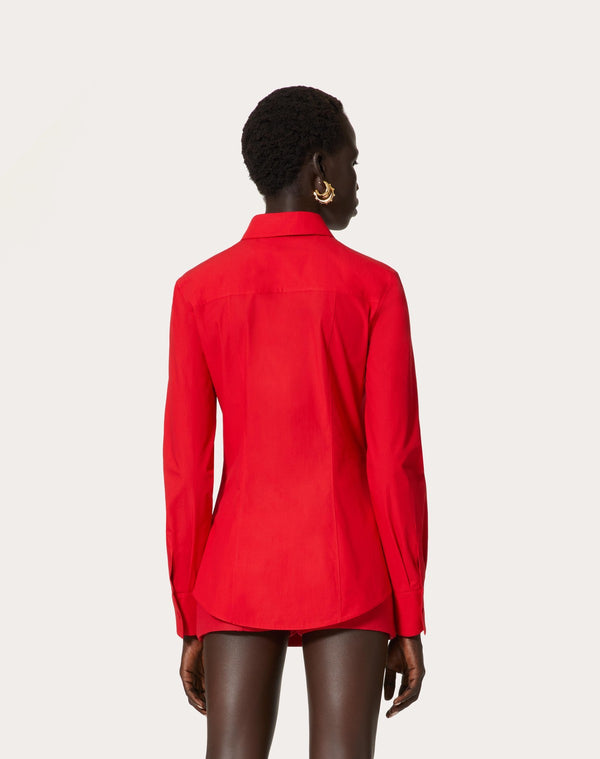 Camicia  In Cotton Popeline 