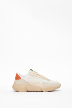 SNEAKER BUBBLEBACK IN MESH E PELLE SCAMOSCIATA