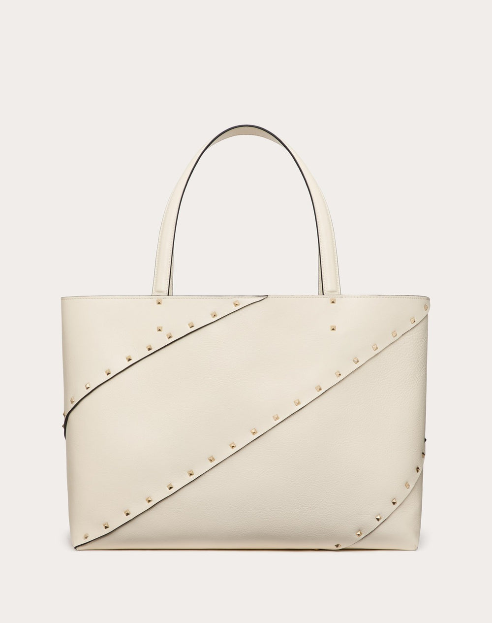 Borsa Shopping Valentino Garavani Valentino Garavani Rockstud Wispy In Vitello 