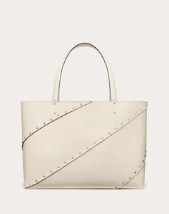 Borsa Shopping VALENTINOentino Garavani VALENTINOentino Garavani Rockstud Wispy In Vitello