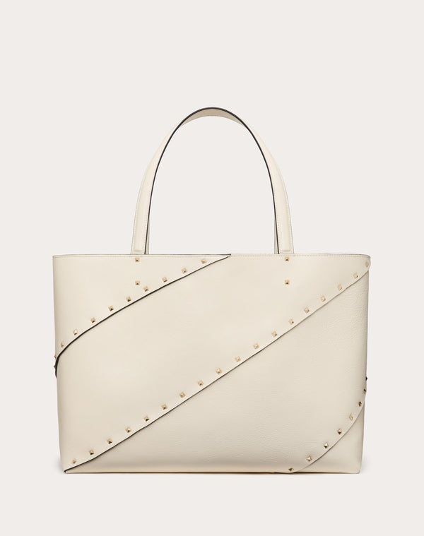 Borsa Shopping Valentino Garavani Valentino Garavani Rockstud Wispy In Vitello 