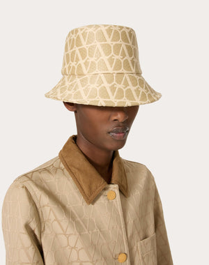Cappello Bucket Toile Iconographe In Rafia 