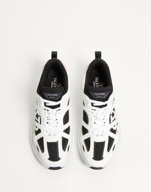 Sneaker Low Top Vlogo Easyjog In Vitello E Tessuto