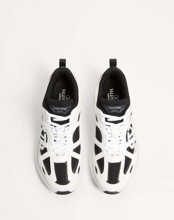 Sneaker Low Top Vlogo Easyjog In Vitello E Tessuto