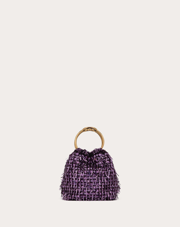 Borsa Piccola A Secchiello Carry Secrets Ricamata