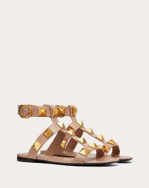 Sandalo Basso Roman Stud In Vitello