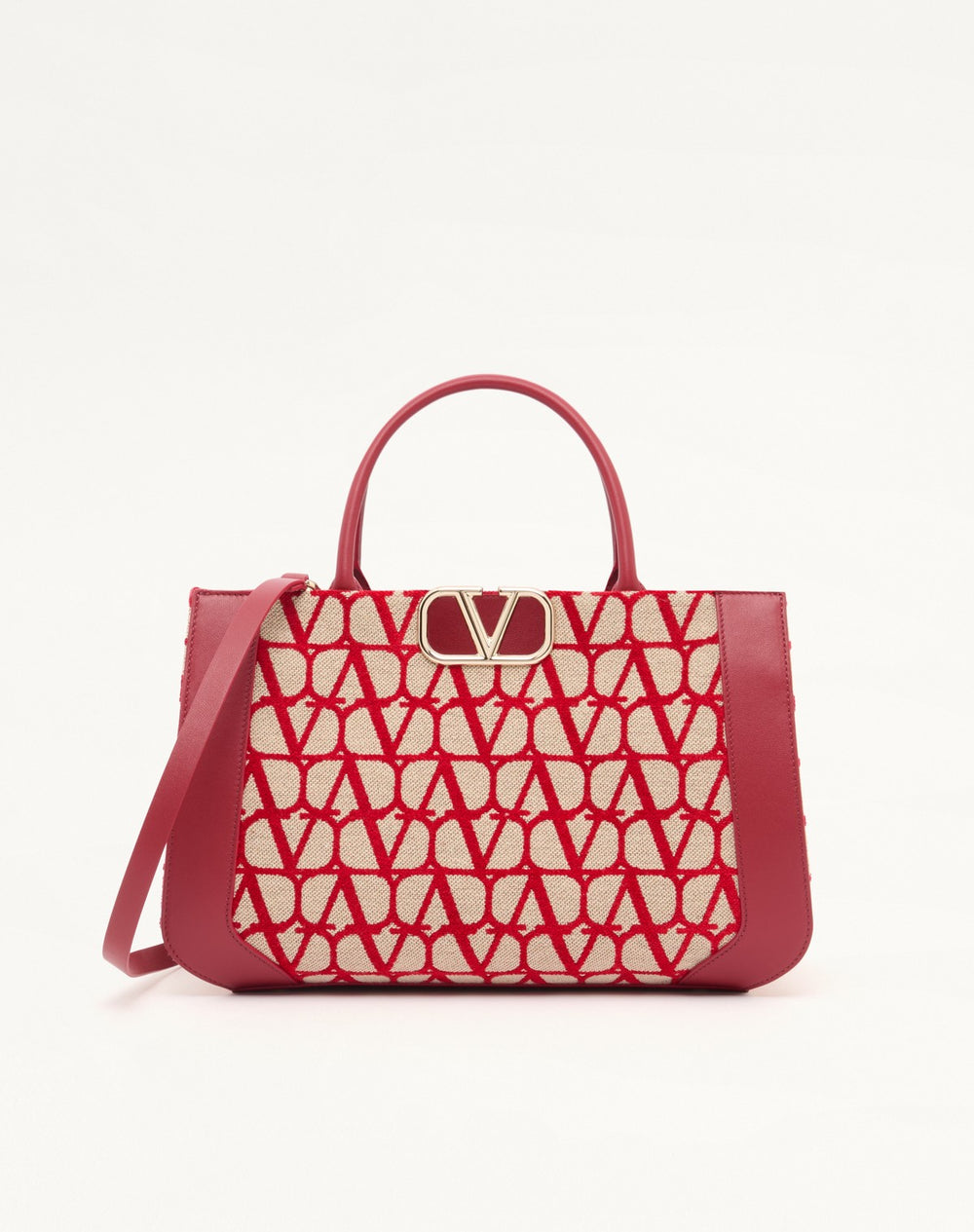 Borsa Media A Mano Vlogo Signature Toile Iconographe