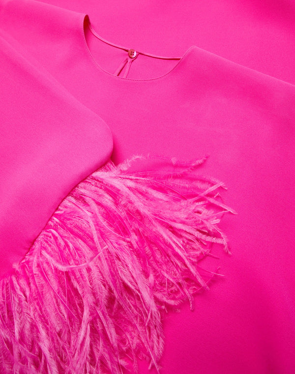 Abito In Cady Couture Ricamato 