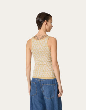 Top In Lurex E Jacquard Toile Iconographe 