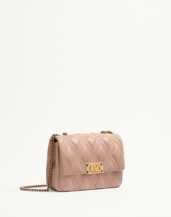 Borsa A Spalla Media Valentino Garavani Quiltie 67 In Nappa Trapuntata