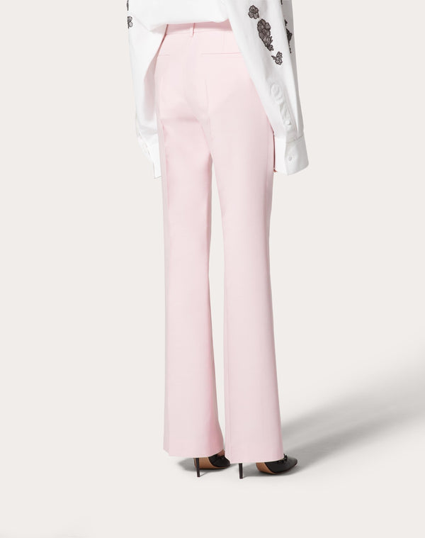Pantaloni In Crepe Couture 