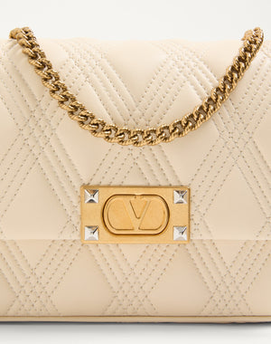 Borsa A Spalla Media Valentino Garavani Quiltie 67 In Nappa Trapuntata