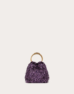 Borsa Piccola A Secchiello Carry Secrets Ricamata