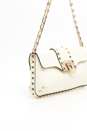 BORSA A SPALLA ROCKSTUD IN VITELLO