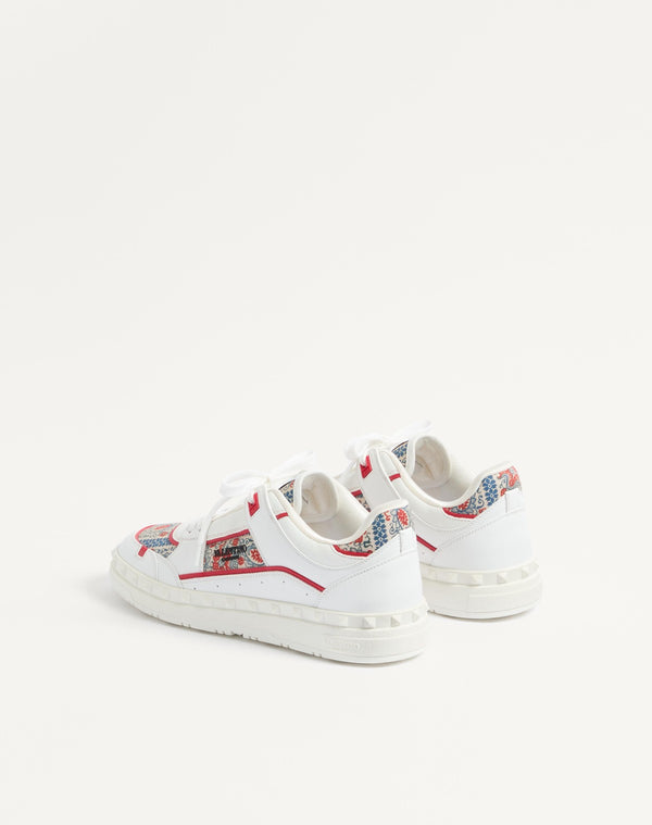 Sneaker Low Top Freedots In Vitello E Tessuto Voyage Imaginaire