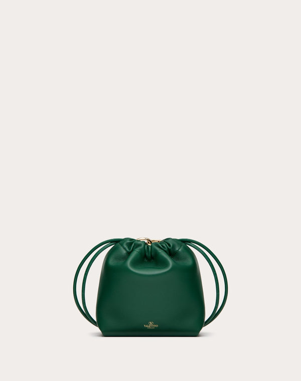 Mini Borsa A Sacchetto Vlogo Pouf In Nappa
