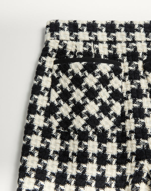 Shorts In Damier Light Tweed 