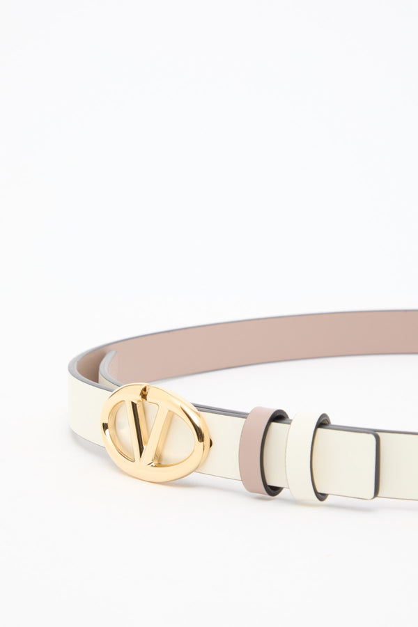 Cintura Reversibile Vlogo The Bold Edition In Vitello 20 Mm