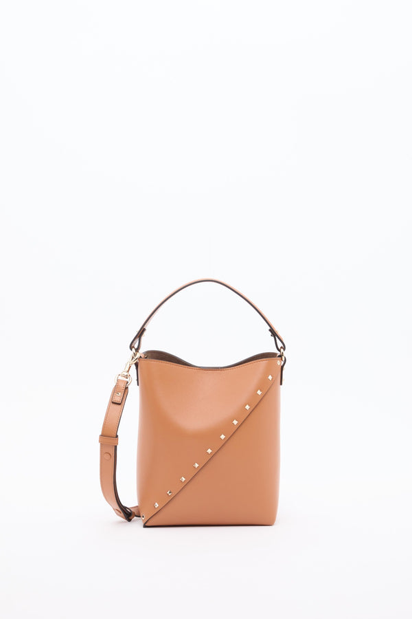 BORSA A SECCHIELLO VALENTINO GARAVANI ROCKSTUD WISPY IN VITELLO