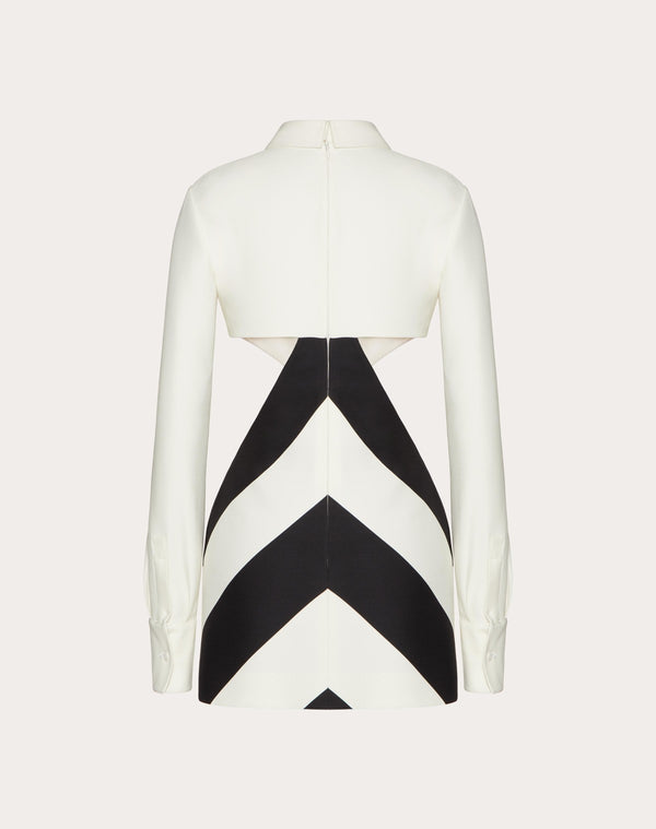 Abito Corto In Crepe Couture Strhype 